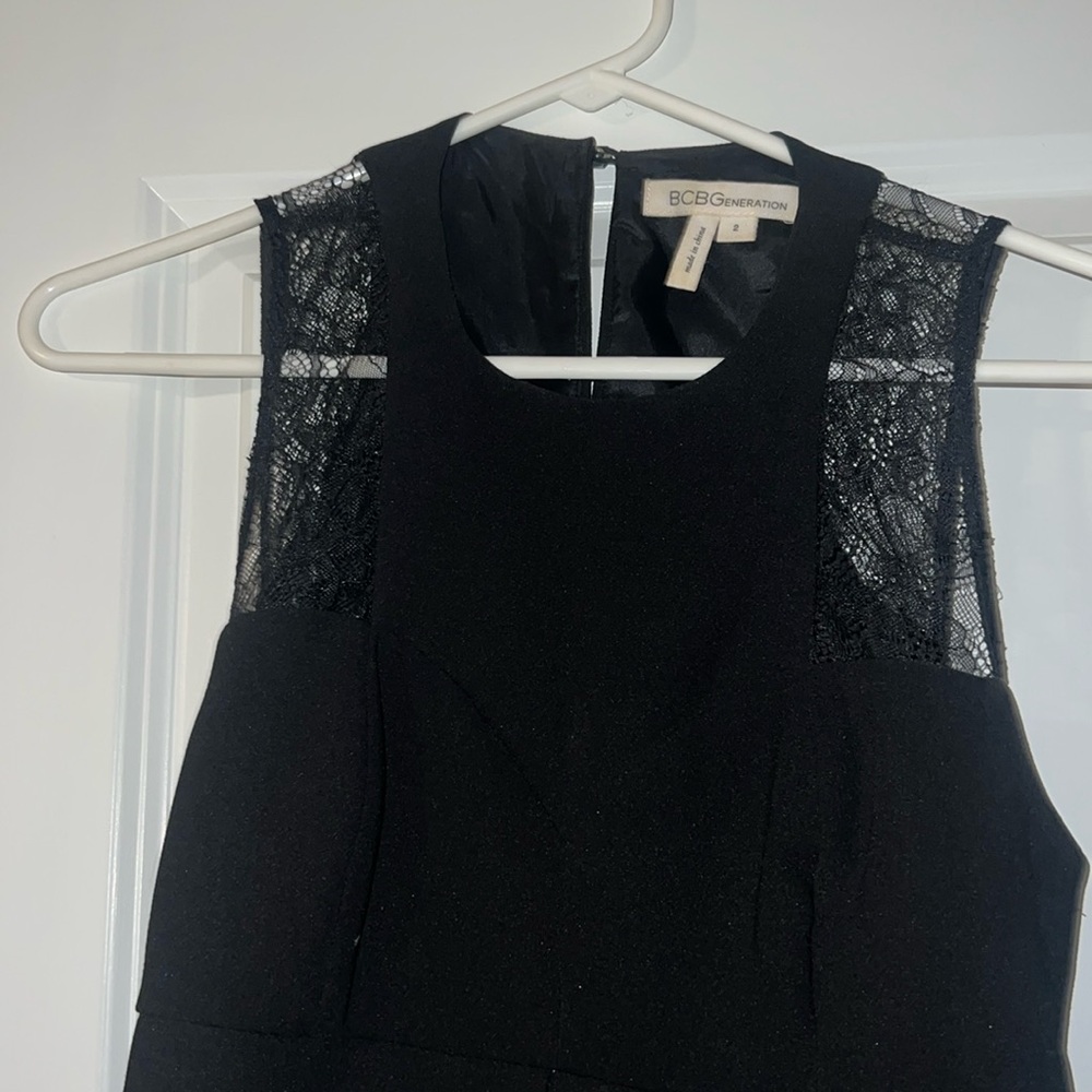 BCBGeneration black Dress with Lace accents